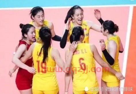 中国女排二队战胜美国女排（女排联赛中国对美国第二局）