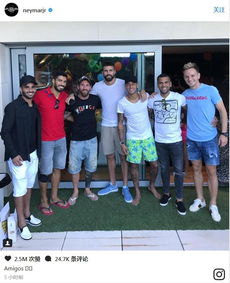 梅西内马尔苏牙聚会(梅西和内马尔苏亚雷斯)