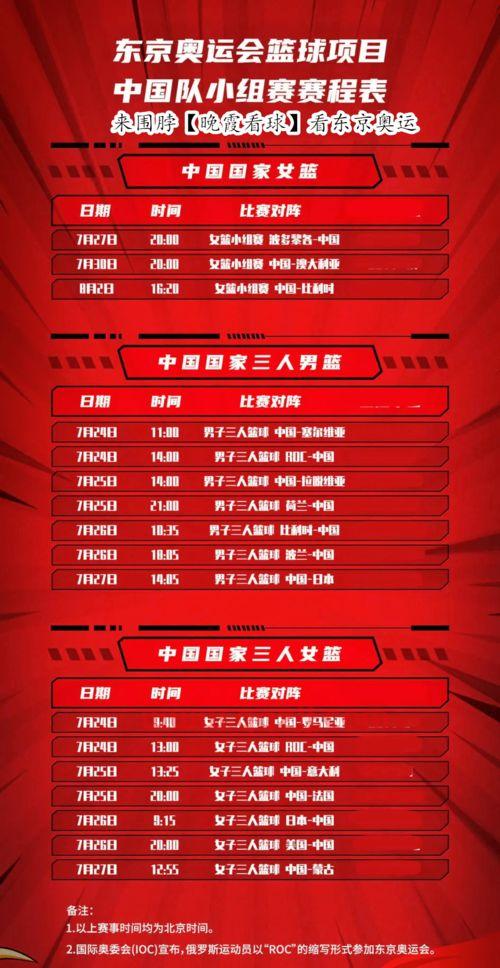 奥运女篮赛程2021时间表（奥运会女篮比赛时间表2021） 第1张