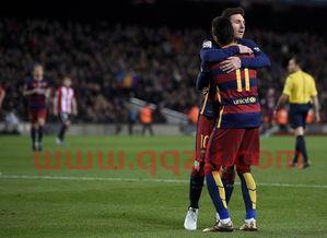 梅西3比0和内马尔拥抱(梅西vs内马尔海报)