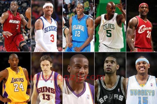 nba名人赛名单